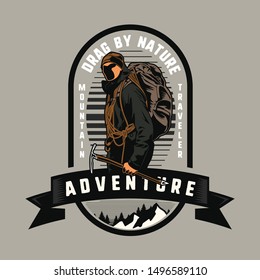 outdoor lifestyle hiking on the mountain
