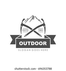 Outdoor logo design template