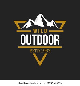 Outdoor logo design template