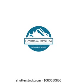 Outdoor Logo Design Template, Mountai Logo. Holiday Logo. Adventure Logo template
