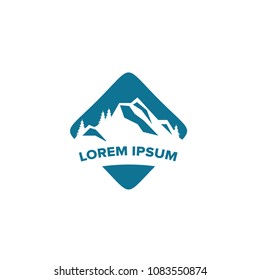 Outdoor Logo Design Template, Mountai Logo. Holiday Logo. Adventure Logo template