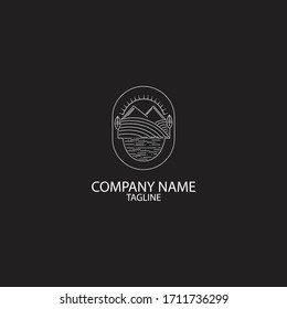 Outdoor Logo Natural Design Elements Can Stock Vector (Royalty Free ...