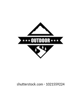 outdoor logo vector illustration