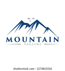 outdoor mountain hiking adventure logo vector design / extream climber logo design community