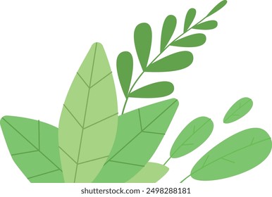 Outdoor plant decoration. Greenery icon. Botany symbol isolated on white background