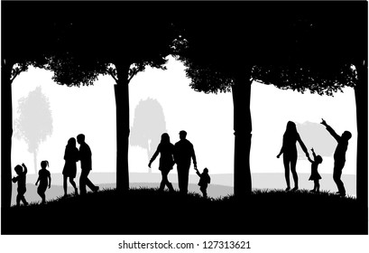 Outdoor recreation.Vector illustration