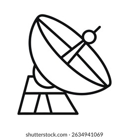 Outdoor Satellite Dish – Network and Broadcasting Device