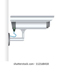 Outdoor security camera 3d metalic