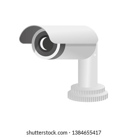 Outdoor security camera with plastic and steel material for home