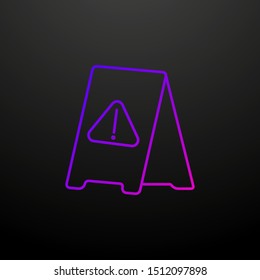 Outdoor sign attention nolan icon. Elements of cleaning set. Simple icon for websites, web design, mobile app, info graphics