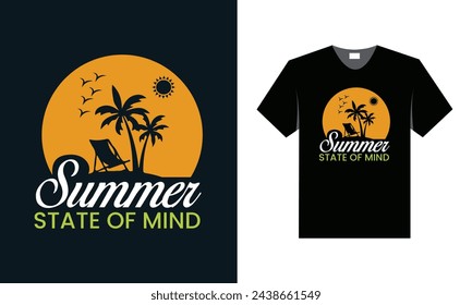 Outdoor Summer Camp Typography t shirt design