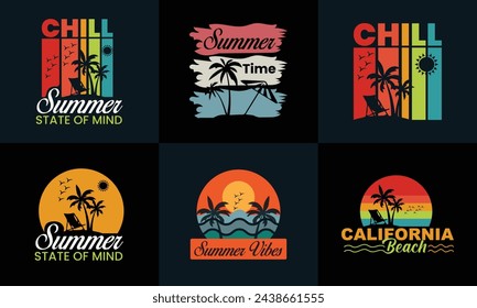 Outdoor Summer Camp Typography t shirt design