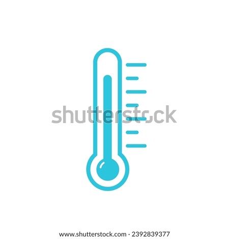 Outdoor thermometer icon. From blue icon set.