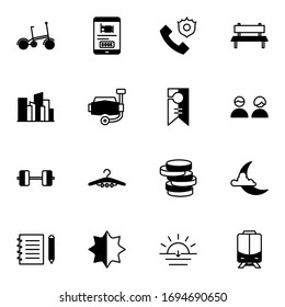 Outdoor, travel, trip, holiday icon set. Simple lined travel and tourism solid line icon sign concept. Vector illustration. 