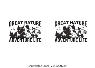 Outdoor T-Shirt Design;  Outdoor T-Shirt