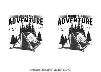 Outdoor T-Shirt Design. Outdoor T-Shirt