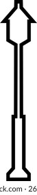 Outdoor urban light. Electric street lamp icons, modern and vintage town lamp post ornamental design, old streetlamp electric power . Realistic metal lampposts ,Elements for landscape construction.