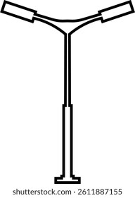 Outdoor urban light. Electric street lamp icons, modern and vintage town lamp post ornamental design, old streetlamp electric power . Realistic metal lampposts ,Elements for landscape construction.