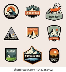 Outdoor Vacation Badge Logo Design