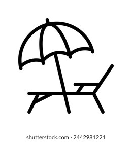 outdoor vector line icon symbol