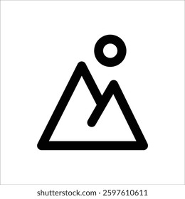 An outdoor view icon showcasing scenic views from hotel rooms or terraces.