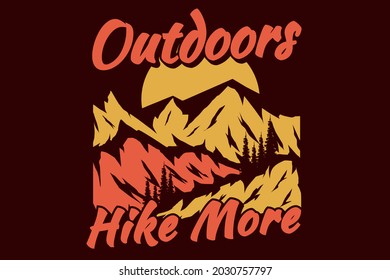 outdoors hike more mountain nature