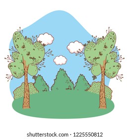 outdoors landscape scenery cartoon