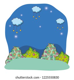 outdoors landscape scenery cartoon