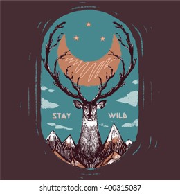 outdoors tee graphic