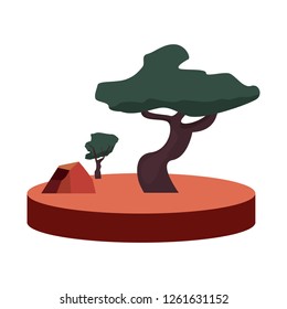 outdoors trees forest on white background