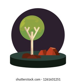 outdoors trees forest on white background