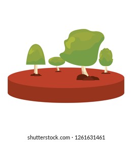 outdoors trees forest on white background