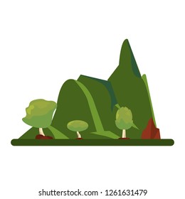 outdoors trees forest on white background