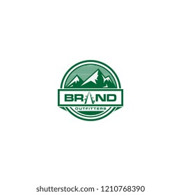 Outdoor/Travel logo vector for brand or identity