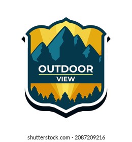 outdor logo simple and elegane