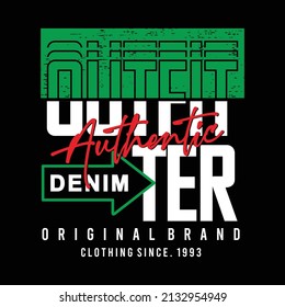 Outefitter design typography, vector illustration, ready to print on t-shirt 