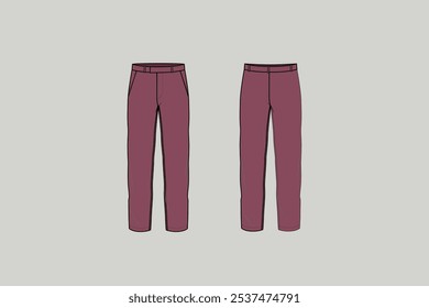 an outer garment extending from the waist to the ankle and covering each leg separately.