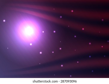 Outer space - abstract colorful background