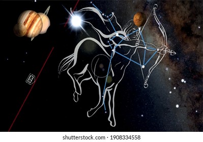 outer space, astrology and astronomical science