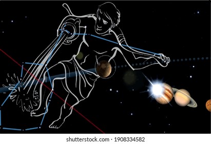 outer space, astrology and astronomical science