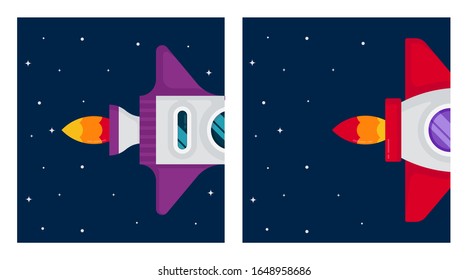 Outer space background illustration vector. Circumstances in space illustration