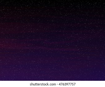 Outer space background. Night sky, stars, nebula. Vector illustration