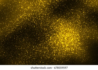 Outer space background texture. Glowing starry nebula. Colorful high definition night sky. Vector illustration. Blue color