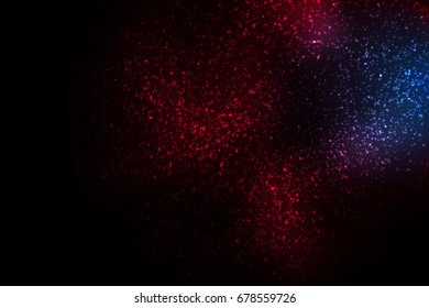 Outer space background texture. Glowing starry nebula. Colorful high definition night sky. Vector illustration