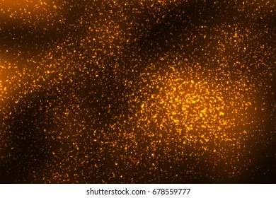 Outer space background texture. Glowing starry nebula. Colorful high definition night sky. Vector illustration