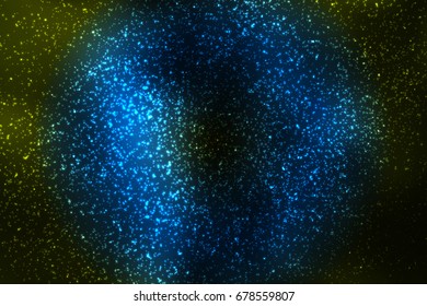 Outer space background texture. Glowing starry nebula. Colorful high definition night sky. Vector illustration. Blue color