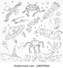 Outer Space Design Elements