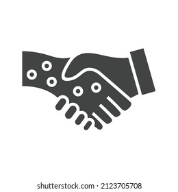 Outer Space Friendship icon vector image. Can also be used for Physical Fitness. Suitable for mobile apps, web apps and print media.