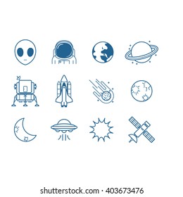 Outer Space Icon Set