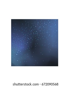Outer space starry design. Vector astronomic background